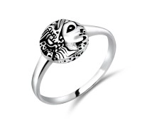 Silver Ring Antique Design NSR-312